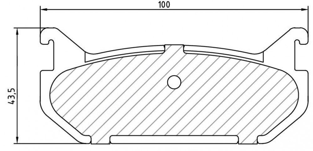 Колодки тормозные дисковые задние для автомобилей Mazda 626 (91-) / Xedos 6 (92-)