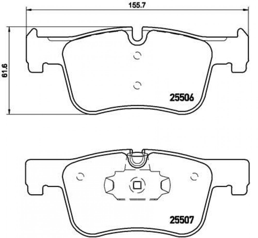 Колодки тормозные дисковые передние для автомобилей BMW 1 (F20/21) (11-) / 3 (F30/80) (11-) с тормозной системой Ate (в комплекте с датчиком)