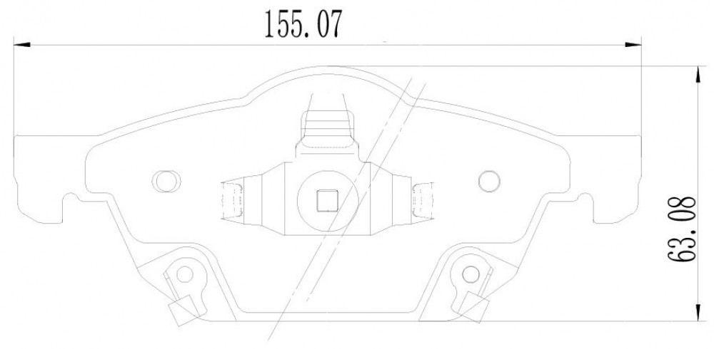 Колодки тормозные дисковые передние для автомобилей Honda Civic IX (12-)