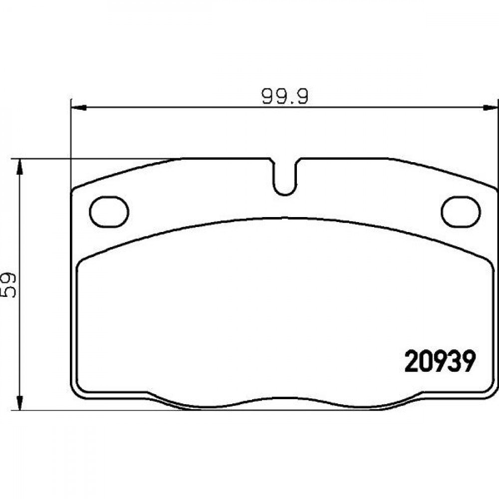 Колодки тормозные дисковые передние для автомобилей Opel Vectra A (88-) / Kadett D (79-) / E (84-) 8V