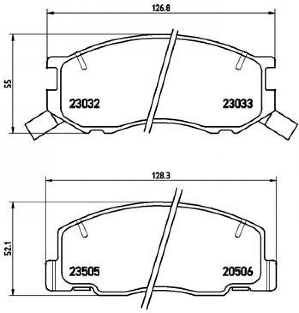 Колодки тормозные дисковые передние для автомобилей Toyota Town Ace (96-)