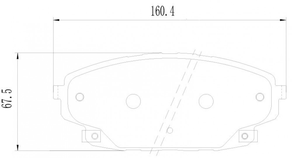 Колодки тормозные дисковые передние (керамические) для автомобилей GAC GS8 (23-) [серия PRO]
