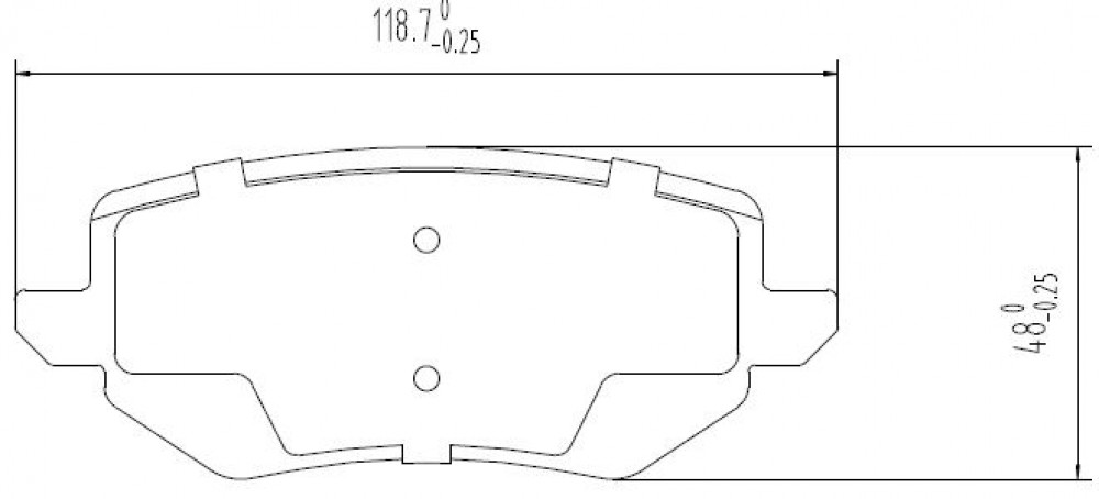 Колодки тормозные дисковые задние для автомобилей TANK 500 (21-)