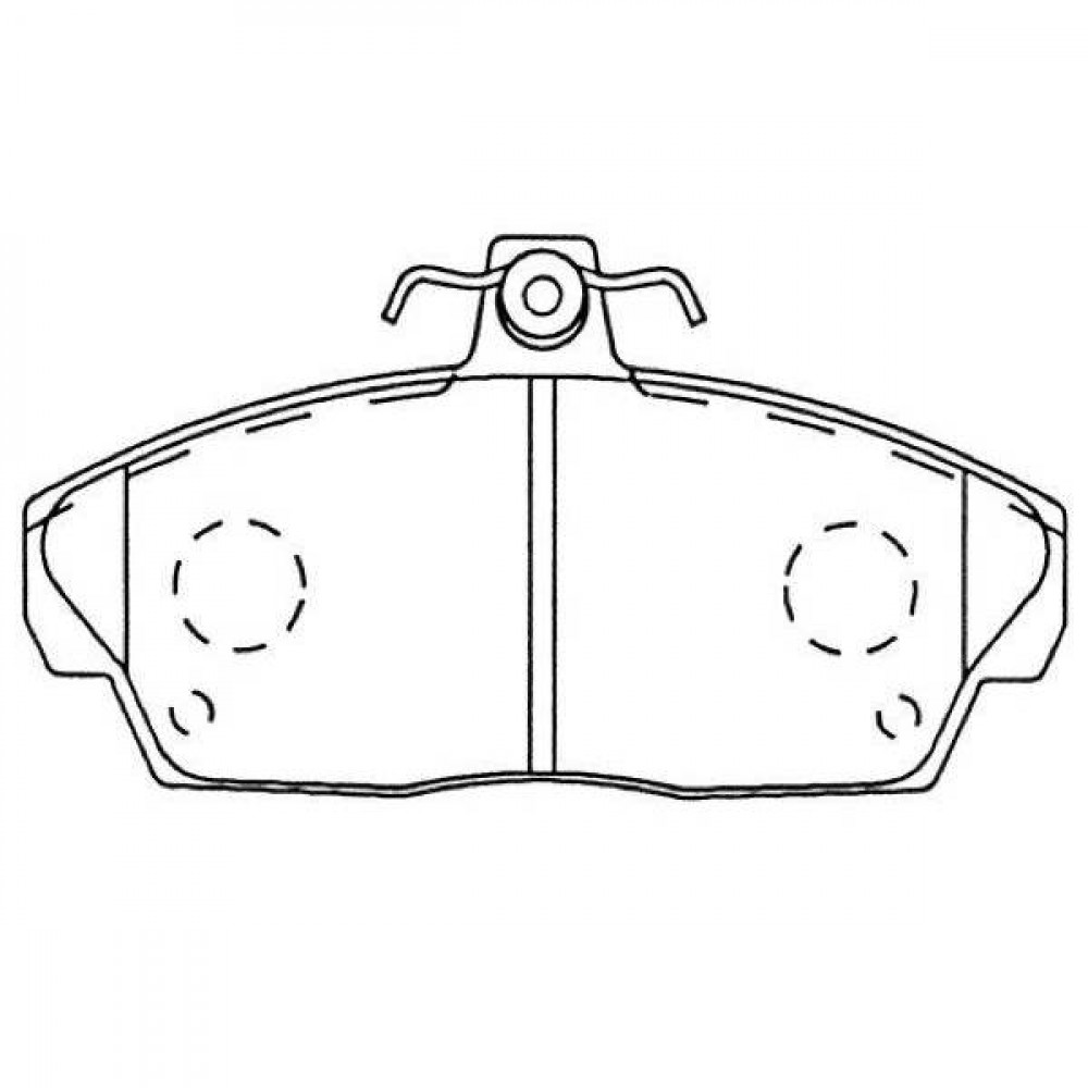 Колодки тормозные дисковые передние (керамические) для автомобилей ГАЗ 3302 [серия PRO]