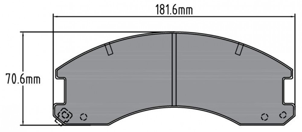 Колодки тормозные дисковые передние для автомобилей КамАЗ Компас 5 (23-)