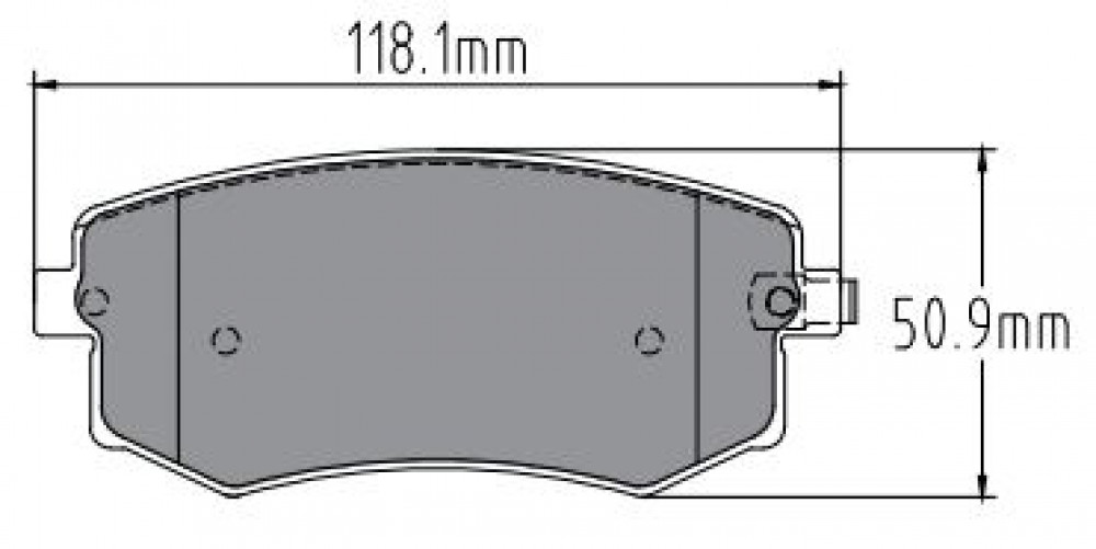 Колодки тормозные дисковые задние для автомобилей Sollers Atlant (22-) / JAC Sunray (10-)