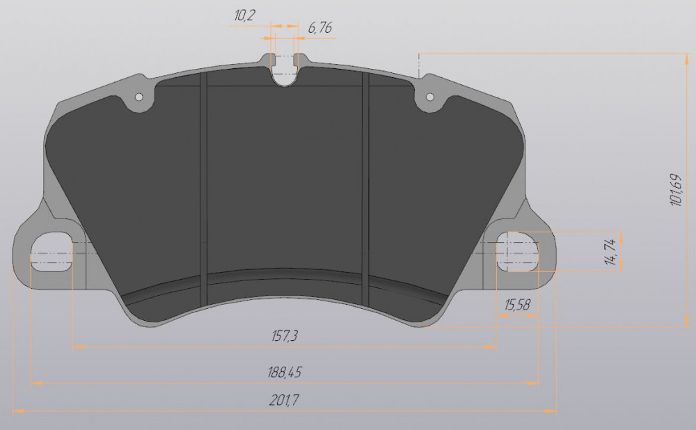 Колодки тормозные дисковые передние для автомобилей Ferrari 488 (15-) / F8 (19-) для карбон-керамических тормозных дисков