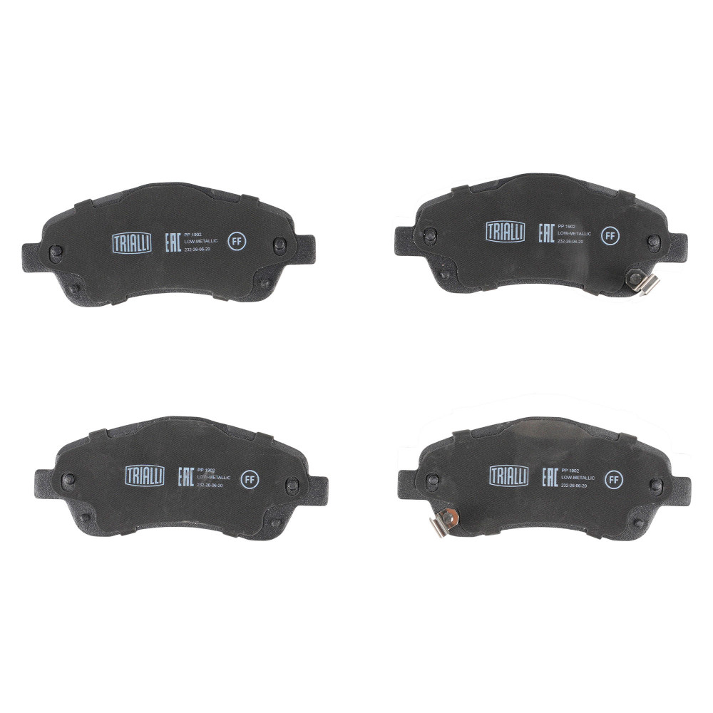 Колодки тормозные дисковые передние для автомобилей Toyota Avensis (03-)