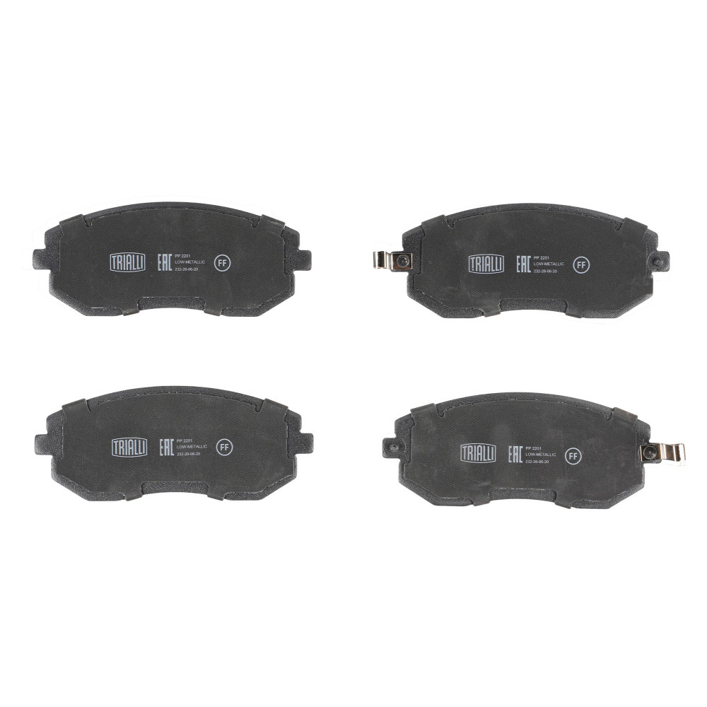 Колодки тормозные дисковые передние для автомобилей Subaru Forester (02-)