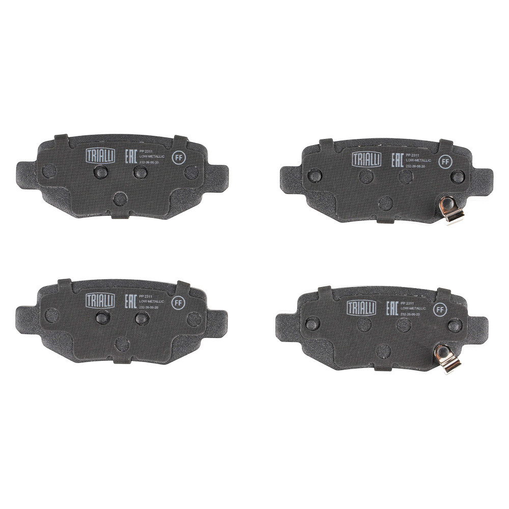 Колодки тормозные дисковые задние для автомобилей Chery Tiggo 4 Pro (20-) / Omoda C5 (22-) 2WD
