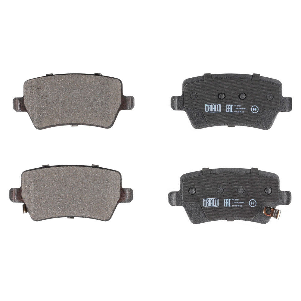 Колодки тормозные дисковые задние для автомобилей JAC J7 (20-)