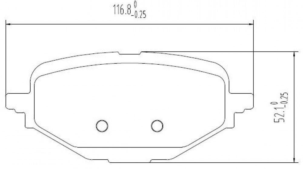 Колодки тормозные дисковые задние (керамические) для автомобилей GAC GS8 (23-)