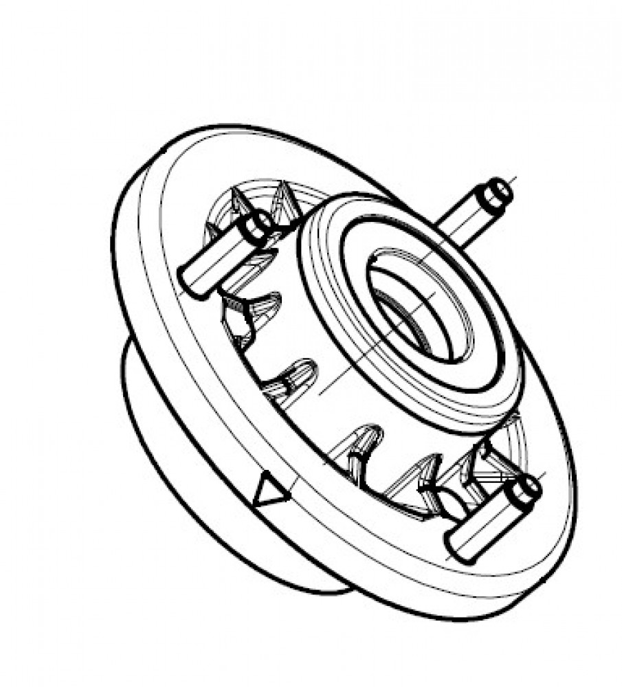 Опора амортизатора для автомобилей BMW 5 F10 (10-)/6 F12/F13 (11-) (задняя)