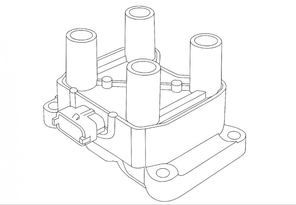 Катушка зажигания для автомобилей Лада 2111/1118/2170/Datsun On-Do(14-)/Mi-Do (14-) 8v