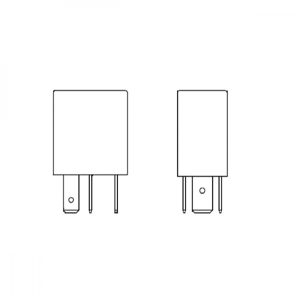 Реле 24V 20A 4 контактное для автомобилей Sitrak C7H (14-)/Howo T5G (13-) (с диодом)