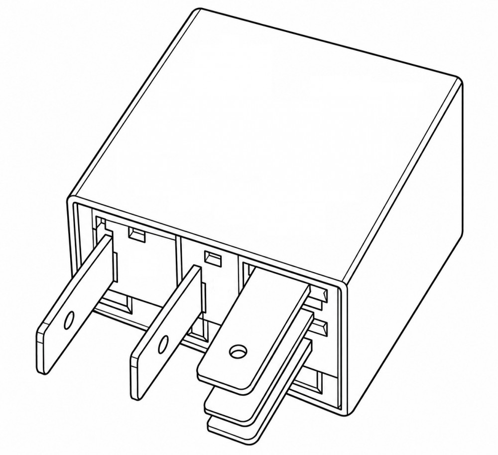 Реле 24V 20A 4 контактное для автомобилей Sitrak C7H (14-)/Howo A7 (07-) (света)