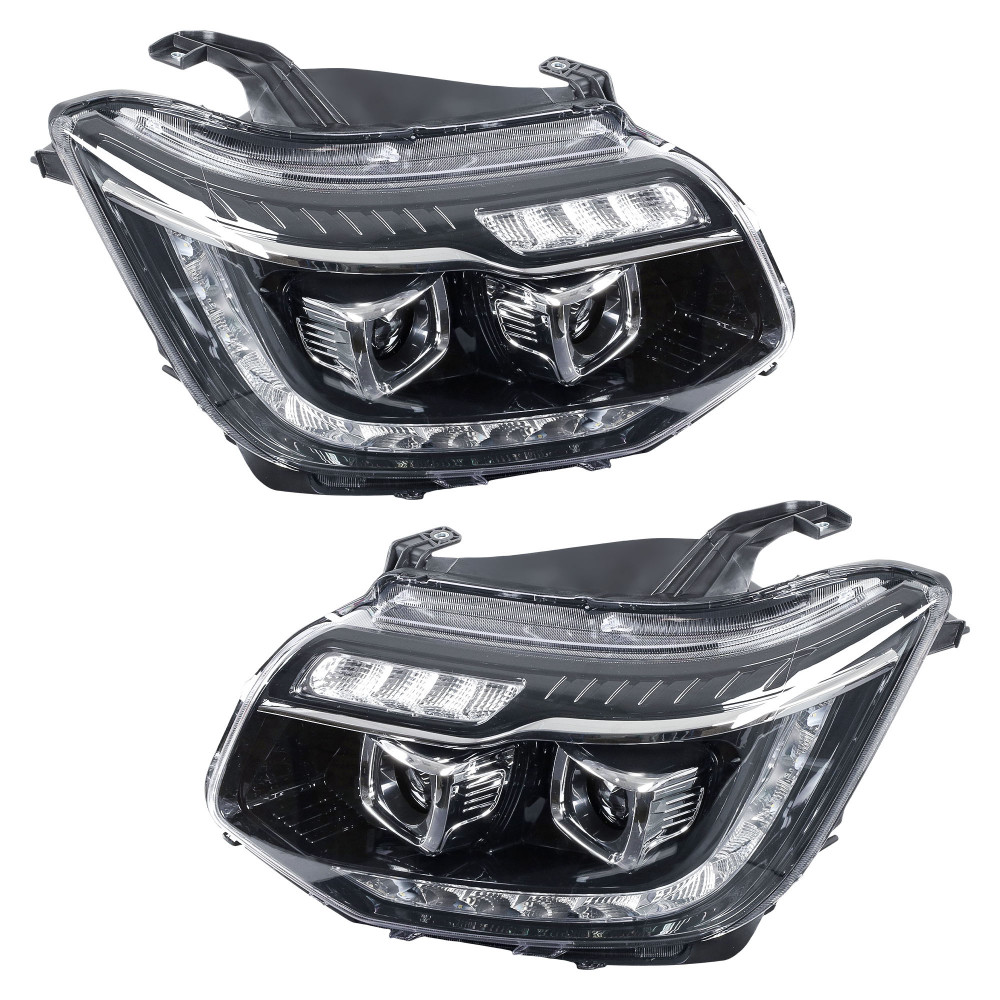 Фары для автомобилей ГАЗ Газель NN (21-)/Соболь NN (22-) (головного света) (светодиодные), комплект: левый и правый (2 штуки)