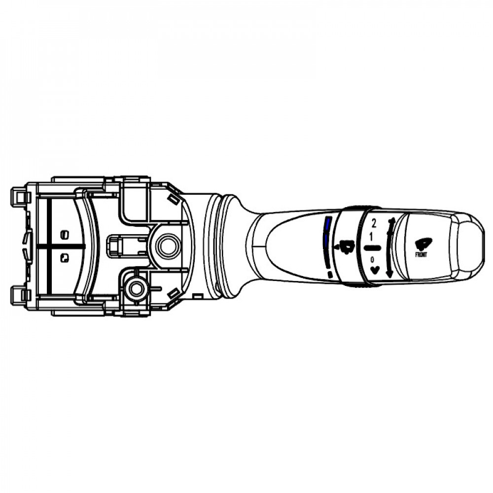 Переключатель подрулевой для автомобилей Hyundai Solaris (10-)/Kia Rio (10-) (стеклоочистителя)