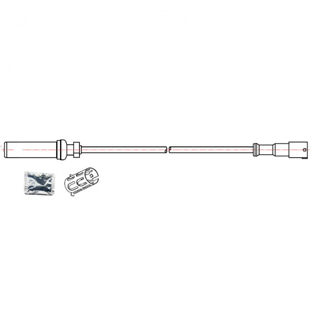 Датчик ABS для автомобилей Mercedes-Benz Actros MP2/MP3 (03-) прямой 3400мм