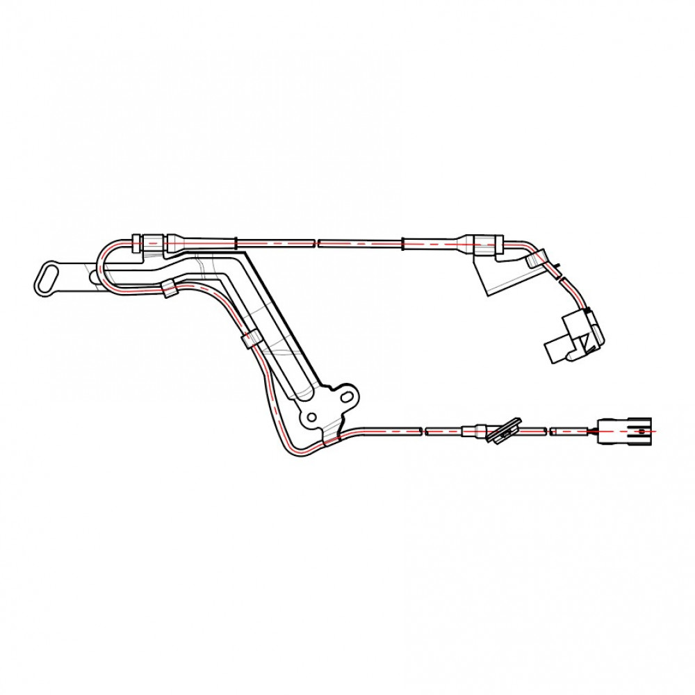 Датчик ABS для автомобилей Mazda 323 (98-) переднего левого колеса