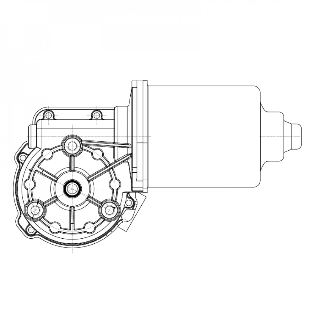 Моторедуктор стеклоочистителя для автомобилей Chery Amulet (06-) (передний)