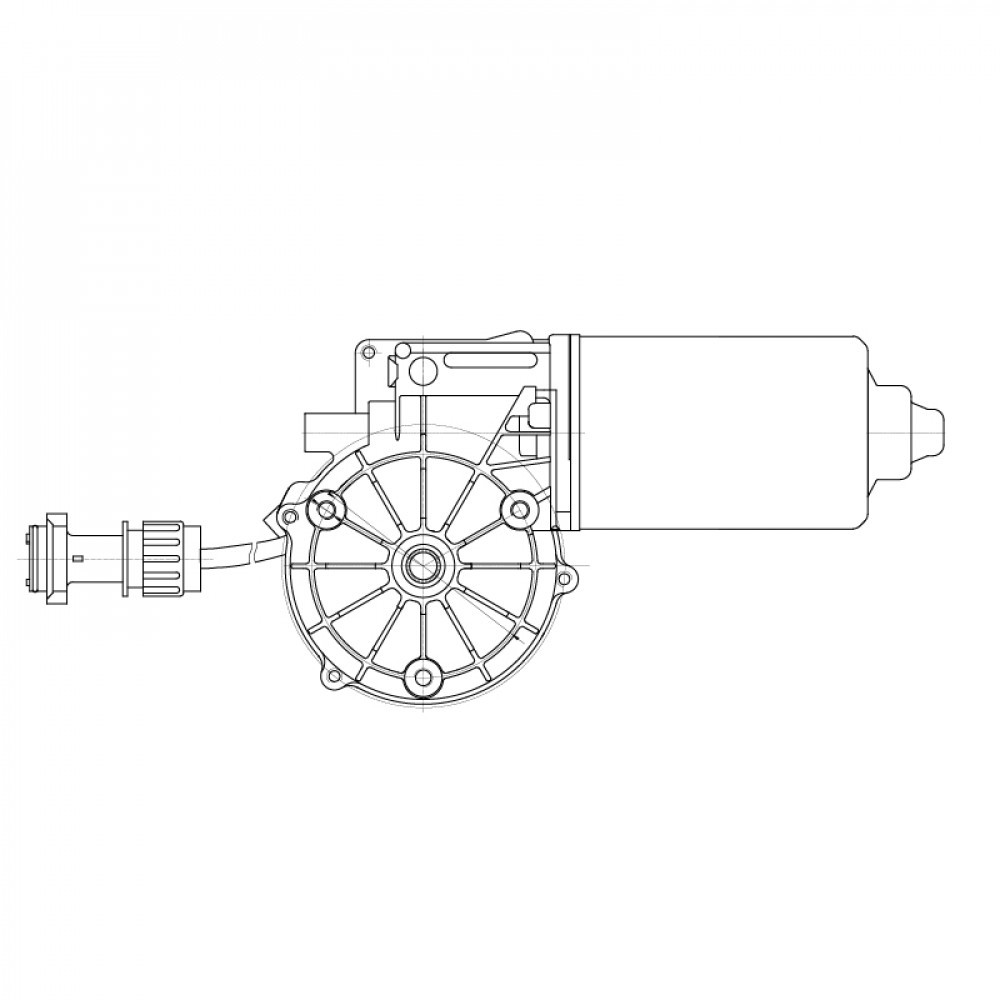 Моторедуктор стеклоочистителя для автомобилей MAN F2000 (98-)/F90 (90-)