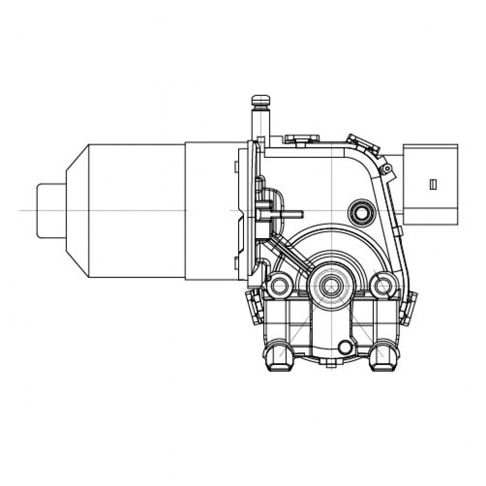 Моторедуктор стеклоочистителя для автомобилей Tank 500 (22-) (перед.)
