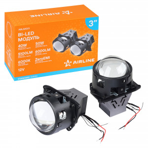 Модуль BI-LED STANDARD, 3 дюйма (3"), 40/50Вт, 2550/3000Лм, 6000К, 12В, комплект 2 шт.