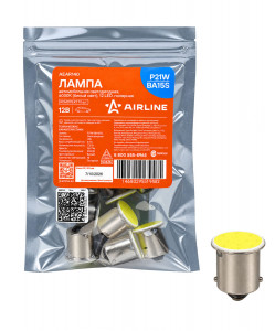 Лампа светодиодная P21W (BA15S) STANDARD, 6000K (Белый), 12В, 1.3Вт, 12LED, Полярная