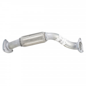 Труба приёмная для автомобилей Peugeot Boxer (06-)/Fiat Ducato (06-) с гофрой (алюминизированная сталь)