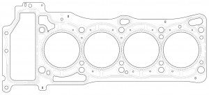 Прокладка ГБЦ для автомобилей Nissan Almera Classic (05-) 1.6i [QG16;QG16DE]