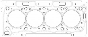 Прокладка ГБЦ для автомобилей Peugeot 307 (00-)/Citroen C4 (04-) 1.6i [NFU (TU5JP4)]