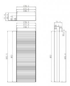 Фильтр салонный для автомобилей Sitrak C7H (21-)/Howo T5G (05-)