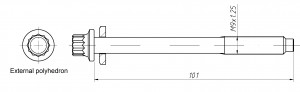 Болты ГБЦ для а/м Mitsubishi Lancer IX (03-)/BYD F3 (05-) 1.3i/1.5i/1.6i [4G18] (10 шт.)