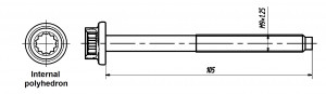 Болты ГБЦ для а/м VW Tiguan (07-)/Jetta IV (11-) 1.4T [CAVA; CAXA] (10 шт.)