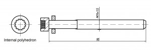 Болты ГБЦ для а/м Audi 100 (90-)/80 (91-) 2.0i/2.2i/2.3i [AAR; NF] (12 шт.)