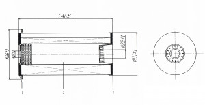 Фильтр топливный для а/м Sitrak C7H/Howo T7H [дв. MC11/13] (сепарат.)
