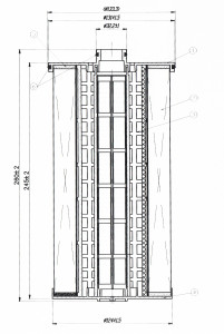 Фильтр топливный для а/м FAW J6/J7 [дв. CA6DL2] Eвро 4/5 (диз.)
