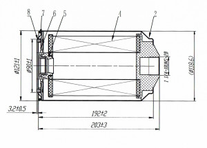 Фильтр топливный для а/м DongFeng DFH4180 GX [Cummins ISLe 310-375]