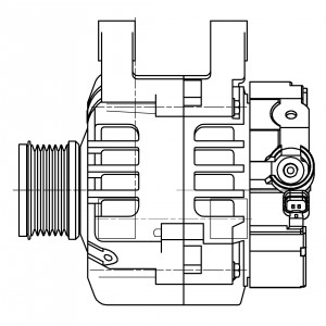Генератор для автомобилей Peugeot Partner (08-)/Citroen Berlingo (08-) 1.6HDi 90A