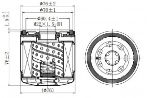 Фильтр масляный для а/м Ford Transit (06-)/(11-)/PSA Boxer/Jumper (06-) 2.2D