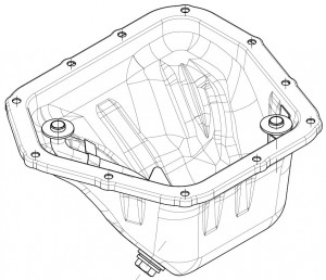 Поддон масляный для а/м Subaru Forester (07-)/(12-)/Outback (14-) 2.0i [FB20/25]