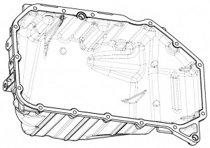 Поддон масляный для а/м Honda CR-V III (06-) 2.4i [K24Z1;K24Z4]