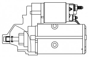 Стартер для автомобилей Peugeot Partner (08-)/Citroen Berlingo (08-) 1.6HDi 2,2кВт