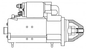 Стартер для спецтехники МТЗ-920/952 с дв. Deutz TCD2012 12В 3кВт