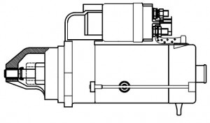 Стартер для спецтехники John Deere с дв. 4045T/6068T 12В 4кВт