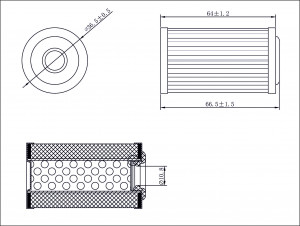 Фильтр АКПП для а/м Лада Vesta (15-)/XRay (16-)/Nissan Qashqai (06-) [JF015] картридж