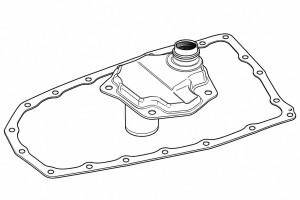 Фильтр АКПП для а/м Nissan Qashqai (13-)/X-Trail T32 (14-)/Mitsubishi Outlander (12-) [JF016/JF017E] (мет. прокл.) (АКПП)