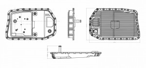 Фильтр АКПП для а/м BMW X6 E71 (08-)/1 E81 (08-) [ZF E60/E61/6HP19/6HP21]