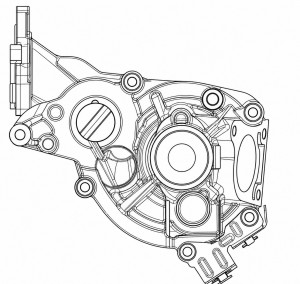 Насос водяной для а/м Jeep Wrangler (17-) 2.0T